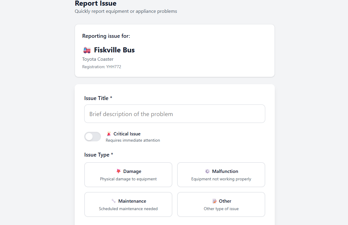 Issue Tracking & Resolution screenshot
